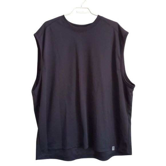 Men's Sportek Athletic Muscle Tank, Black, XL - Picture 1 of 6